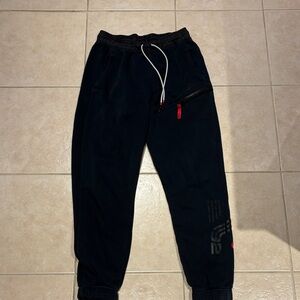 Nike Black Pants with Red Stitching